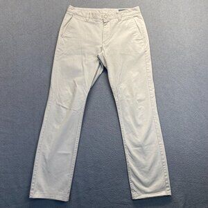 Bonobos Dress Pants, Mens‎ Size 31X34 Chino Beige,TAILORED,Flat Front